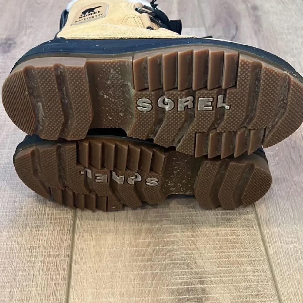 Sorel Tivoli Waterproof Boots with 100g Insulation in Curry Leather US 6